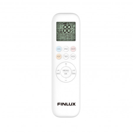Aparat aer conditionat inverter Finlux 18QUA58LIS, 18000 BTU, A+++, 40 m², Wi-Fi, Filtru cu plasma, Suflare 4D, Functionare la -25°C, Alb