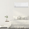 Aparat de aer conditionat inverter Finlux 24QUA58LIS, 24000 BTU, 55 m², A+++, Wi-Fi, Incalzire unitate exterioara, Filtru cu plasma, suflare 4D, Alb