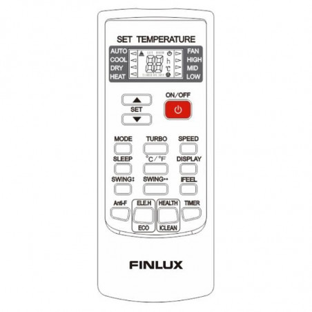 Aparat aer conditionat coloana Finlux 48KA3PH 48000 BTU, 120 m², A+++, Trifazat, R32, 2100 m³/h, Alb