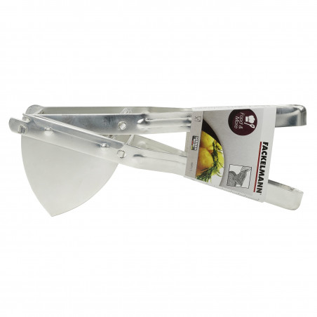 Presa manuala pentru cartofi Fackelmann 45460, Maner ergonomic, Argintiu