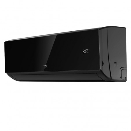 Aparat aer conditionat inverter TCL Elite TAC-12CHSD/XA82IFS, 12000 BTU, 30 m², A++, Wi-Fi, Smart AirFlow, Autodiagnosticare, Ionizator cu plasma, Schimbator de caldura acoperit cu aur, Negru