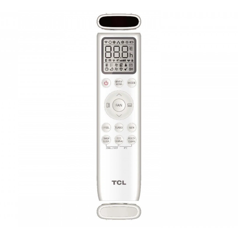 Aparat de aer conditionat inverter TCL Breeze IN 2.0 TAC-09CHSD/UG11V3AH, 9000 BTU, 25 m², A+++, Wi-Fi, Control vocal, I Feel, ECO, Mod noapte, Alb
