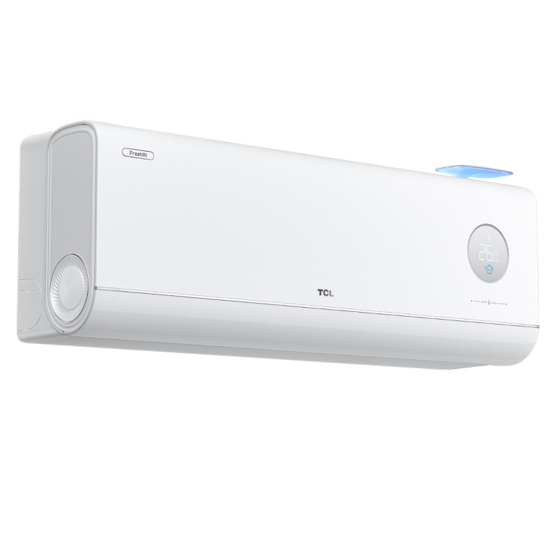 Aparat de aer condiționat inverter TCL FreshIN 3.0 TAC-12CHSD/FCI, 12000 BTU, 40 m², A+++, Wi-Fi, Control vocal, Functii inteligente, Super Turbo Start, iFeel, FreshIN+, ECO, Alb