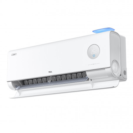Aparat de aer condiționat inverter TCL FreshIN 3.0 TAC-12CHSD/FCI, 12000 BTU, 40 m², A+++, Wi-Fi, Control vocal, Functii inteligente, Super Turbo Start, iFeel, FreshIN+, ECO, Alb