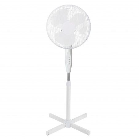 Ventilator Elite EHSF-0365, 45W, 40 cm, 3 viteze, 3 pale, Grilaj din otel,Alb