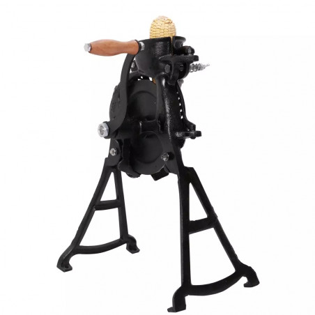 Curatator de porumb din fonta Kinghoff KH 1841, 60 kg/h, Deschidere reglabila, Negru