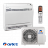 Aparat de aer conditionat inverter pentru podea Gree GEH18AAXF-K6DNA1A, 18000 BTU, 34 m², A+/A, Wi-Fi, R-32, Alb