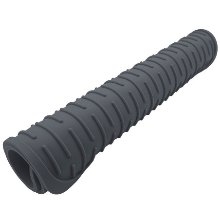 Uscator de vase din silicon KH 1905, 46x40 cm, Suprafata antiderapanta, Marginea de scurgere, Rulare, Gri