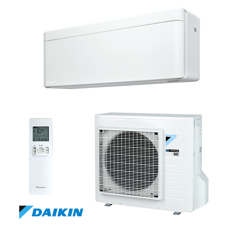 Aparat de aer conditionat inverter Daikin Stylish FTXA35AW + RXA35A, 12000 BTU, A+++ / A+++, Wi-Fi, R-32, Alb 25 m²,