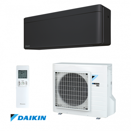 Aparat de aer conditionat inverter Daikin Stylish FTXA35BB + RXA35A, 12000 BTU, 25 m², A+++ / A+++, Wi-Fi, Negru