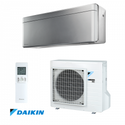 Aparat de aer conditionat inverter Daikin Stylish FTXA20BS + RXA20A, 7000 BTU, 15 m², A+++/A+++, Wi-Fi, R-32, Gri