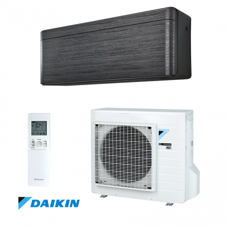 Aparat de aer conditionat inverter Daikin Stylish FTXA25BT + RXA25A, 9000 BTU, 17 m², A+++ / A+++, Wi-Fi, R-32, Negru