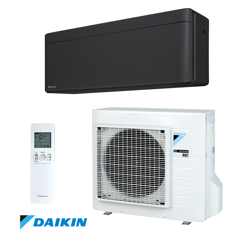 Aparat de aer conditionat inverter Daikin Stylish FTXA42BB + RXA42B, 14000 BTU, 33 m², A++ / A++, Wi-Fi, R-32, Negru