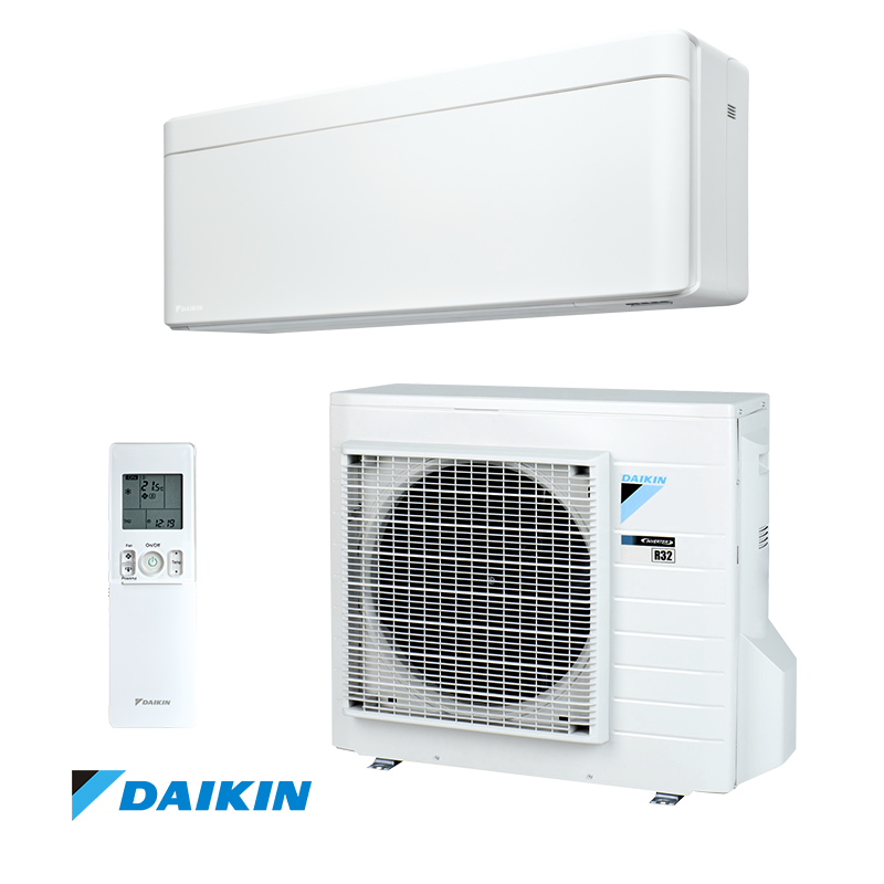 Aparat de aer conditionat inverter Daikin Stylish FTXA42AW + RXA42B, 14000 BTU, 33 m², A++ / A++, Wi-Fi, R-32, Alb