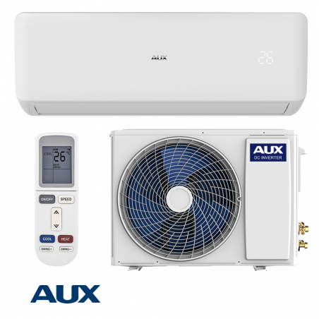 Aparat de aer conditionat inverter AUX Freedom ASW-H24F7B4/FAR3DI-B9, 24000 BTU, 44 m², A++, Alb
