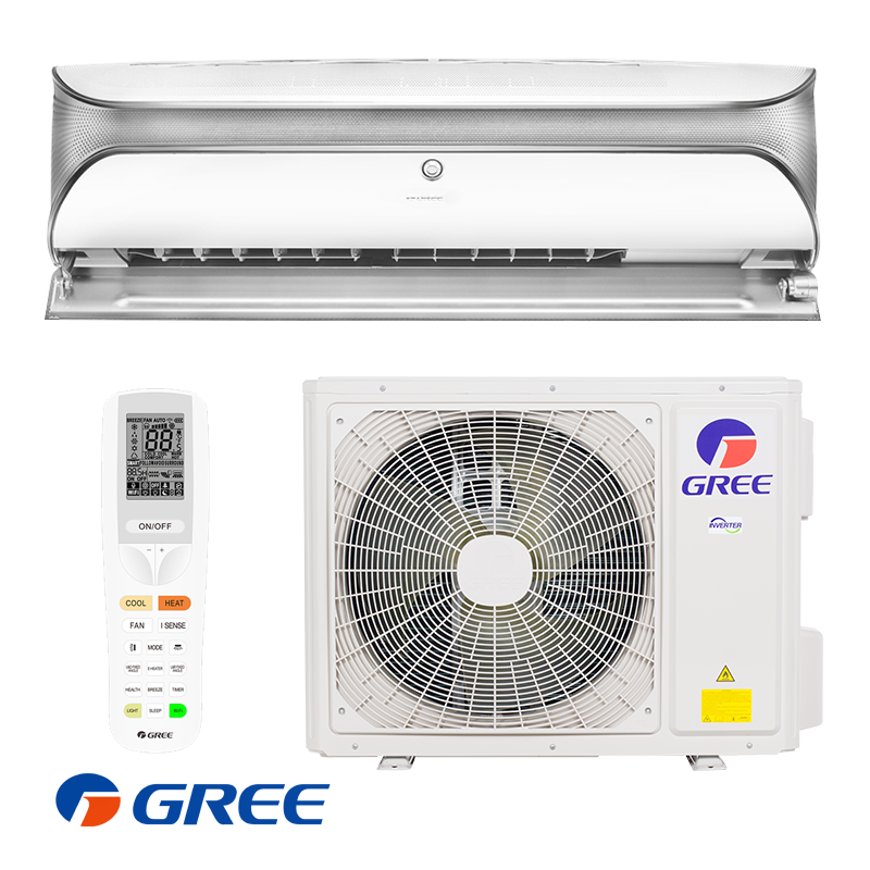 Aer condiționat cu invertor Gree Soyal II GWH18AKCXF-K6DNA1A, 18000 BTU, 37 m2, A++, Wi-Fi, R-32, alb/gri