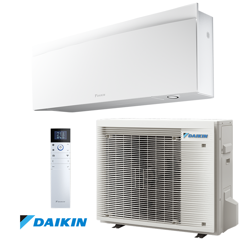 Aparat de aer conditionat inverter Daikin Emura 3 FTXJ50AW + RXJ50A, 18000 BTU, 36 m², A++, Wi-Fi, R-32, Alb