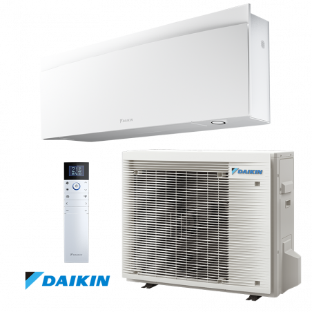 Aparat de aer conditionat inverter Daikin Emura 3 FTXJ50AW + RXJ50A, 18000 BTU, 36 m², A++, Wi-Fi, R-32, Alb