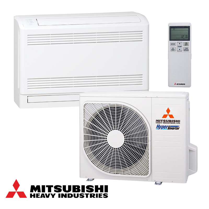 Mitsubishi Heavy Industries SRF50ZSX-W + SRC50ZSX-W control climatic cu invertor - podovo tralo