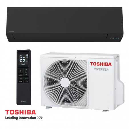 Inversează climatizarea Toshiba Shorai Edge RAS-B24G3KVSGB-E + RAS-24J2AVSG-E1 - negru