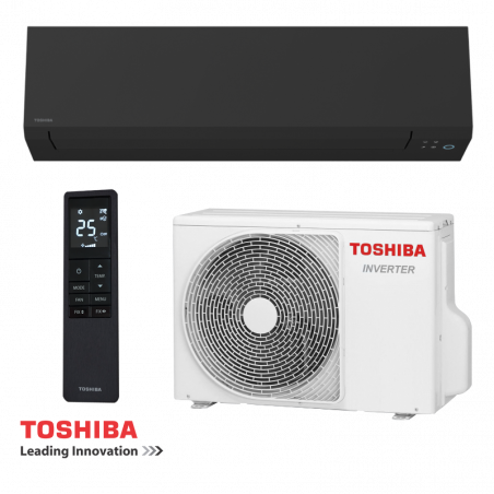 Inversează climatizarea Toshiba Shorai Edge RAS-B22G3KVSGB-E + RAS-22J2AVSG-E1 - negru