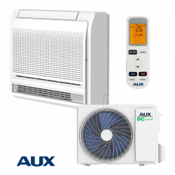 Aer condiționat cu invertor AUX AUCO-H12/4R3B + AL-H12/NDR3HB2(U), 12000 BTU, 25 m2, A++, Floor unit, R-32, Alb