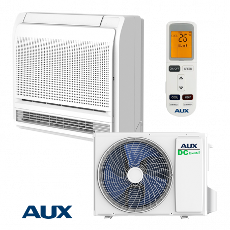 Aparat de aer conditionat inverter pentru podea AUX AUCO-H18/4R3B + AL-H18/NDR3HB2(U), 18000 BTU, 35 m², A++, Floor unit, Wi-Fi, Alb