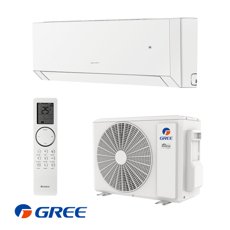 Aparat de aer conditionat Gree Clivia GWH09AUCXB-K6DNA2A, 9000 BTU, 19 m², A++/A+, Wi-Fi, R-32, Alb