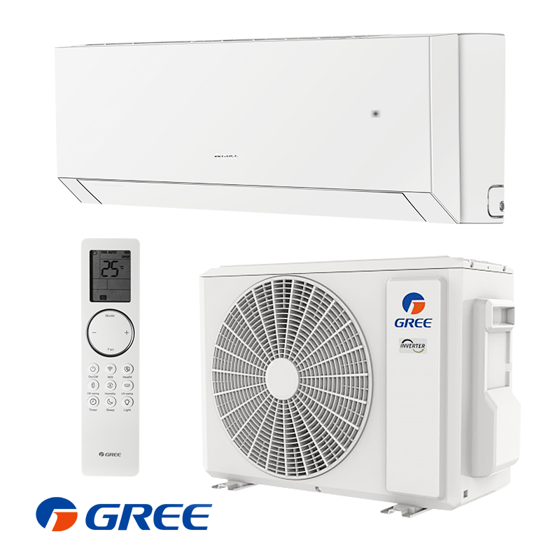 Aparat de aer conditionat inverter Gree Clivia GWH24AUDXF-K6DNA2A, 24 000BTU, 47 m², A++/A+, Wi-Fi, R-32, Alb