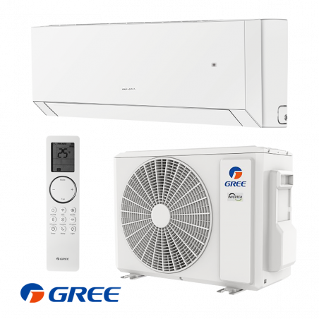Aparat de aer conditionat inverter Gree Clivia GWH24AUDXF-K6DNA2A, 24 000BTU, 47 m², A++/A+, Wi-Fi, R-32, Alb