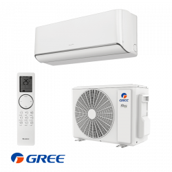 Aparat de aer conditionat inverter Gree Airy GWH09AVCXB-K6DNA1B, 9000 BTU, 19 m², A+++, Wi-Fi, R-32, Alb