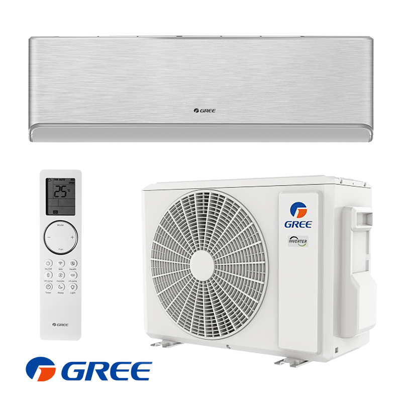 Aer condiționat cu invertor Gree Airy GWH24AVEXF-K6DNA1A - argintiu