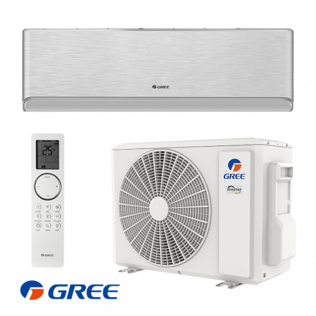 Aer condiționat cu invertor Gree Airy GWH24AVEXF-K6DNA1A - argintiu