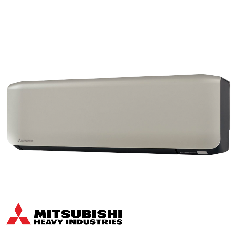 Aparat de aer conditionat inverter Mitsubishi Heavy Industries SRK25ZS-WFT + SRC25ZS-W, 9000 BTU, 20 m², A+++/A++, R-32, Bej