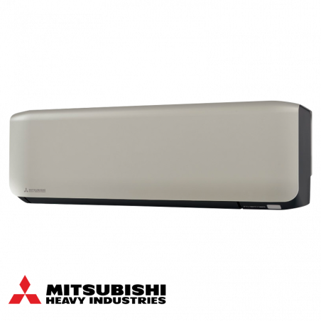 Aparat de aer conditionat inverter Mitsubishi Heavy Industries SRK25ZS-WFT + SRC25ZS-W, 9000 BTU, 20 m², A+++/A++, R-32, Bej