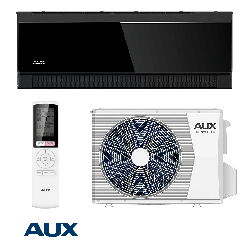 Aparat de aer conditionat inverter AUX C Comfort ASW-H18E3A4/CBR3DI-C7, 18 000BTU, 36 m², A+++/A++, R-32, Negru