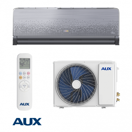 Aparat de aer conditionat inverter AUX C-PRO ASW-H09B6A4/FQA800R3DI-D0, 9 000BTU, 21 m², A+++/A++, R-32, Gri
