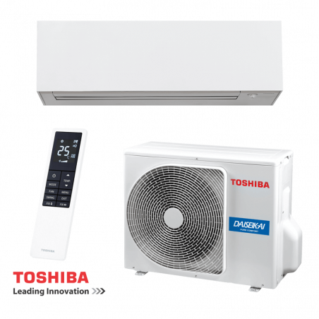 Aparat de aer conditionat inverter Toshiba Super Daiseikai 10 WHITE RAS-B18S4KVPG-E / RAS-18S4AVPG-E, 18 000BTU, 40 m², A+++ / A++, R-32, Alb