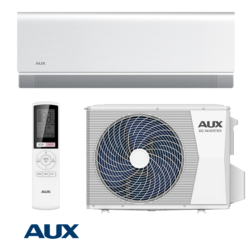 Aparat de aer condiționat inverter AUX C Comfort ASW-H24F4A4/CAR3DI-C8, 24 000BTU, 41 m², A+++/A++, R-32, Alb