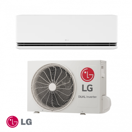 Aparat de aer conditionat inverter LG New Deluxe H18S1D.NS1 + H18S1D.U18, 18 000BTU, 37 m², A++/A+, R-32, Alb