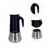 Cafetieră moca Klausberg KB 7847, 12 cesti, 600 ml, Otel inoxidabil, Inductie, Negru/Inox