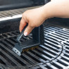 Perie de curatat gratar 3in1 Kinghoff KH 1913, 12x10x7 cm, Maner ergonomic, Universal, Negru