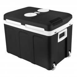 Geantă frigorifică electrică First Austria FA-5170-2-BA, 58W, 40 l, Clasa F, 240/12V, Organizare internă, Negru/alb