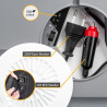 Geantă frigorifică electrică First Austria FA-5170-2-USB, 58W, 40 l, Clasa F, 240/12V, USB, Organizare internă, Gri/alb