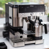 Espressor automat 3in1 Ninja Luxe Café Premier ES601, 1650W, 15 bar, 2 L, Barista Assist, Spumare fara contact, Rasnita incorporata, 4 moduri, 3 setari temperatura, Inox/Negru