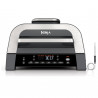6in1 Ninja Foodi Smart DG551EU grill electric, 1760W, 6 moduri de gătit, 4L friteuză, 4L vas de gătit, Grill, 260C MAX, Inox / negru