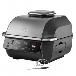 Friteuza cu aer cald si grill 5in1 Ninja Foodi Smart EG351EU, 1760W, 5.7 L, Pana la 4 portii, 5 moduri, Cyclonic Air, Smart Cook, Acoperire ceramica, Negru/Inox