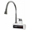 Incalzitor de apa instant pipa flexibila Rosberg R57100BF, 3600W, Cu display, Pana la 60°C, Montare perete, Alb