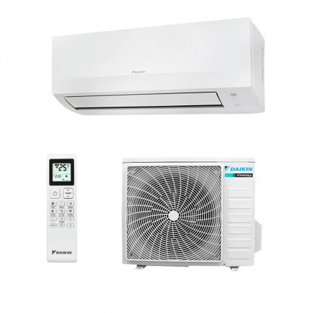 Apara de aer conditionat inverter Daikin Sensira FTXC35E + RXC35E, 12 000BTU, 25 m², A++/A+, R-32, Alb