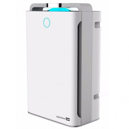 Purificator de aer cu umidificator 2in1 Oberon 488, Wi-Fi, 85W, Pana la 60 m², 488 m³/h, 8 viteze, Ionizare, Telecomandă, Ecran tactil, Wi-FI, Alb/Negru